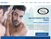 Tablet Screenshot of hair-med.pl